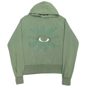 House of Errors Army Green Eye Print Hoodie